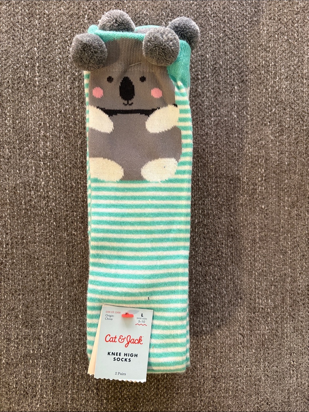 Cat & Jack Knee High Socks (2 pairs)
